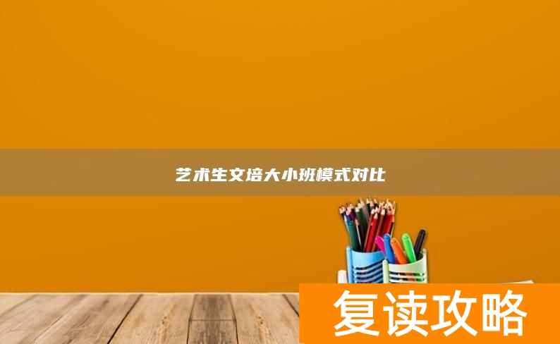 艺术生文培大小班模式对比